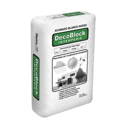 DECOBLOCK INTERPERIE BLANCO FINO 40KG