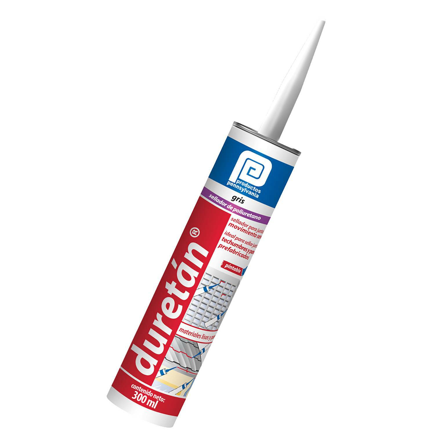 SELLADOR POLIURETANO DURETAN GRIS CARTUCHO 300ML