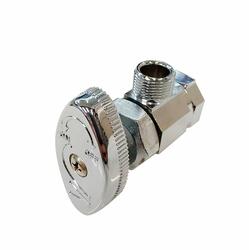 VALVULA DE CONTROL AL PISO WASSER 3/8 X 1/2