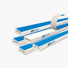 CANALETA 1 VIA 20 X 10MM 3/4 X 3/8  C/ ADHESIVO VOLTECK